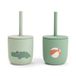 Done by Deer Playground Sippy Cup 120 ml Green Silicone Spout Cup (2 pcs)