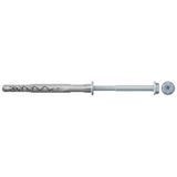 Fischer langschachtplug multiple verankeringsdieptes voor het bevestigen van gevels, dakonderconstructies UVM Zeskantschroef 10x140 grijs