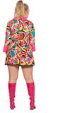 Wilbers&Wilbers Disco pop-art jurk dames | Maat 48