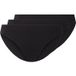 ESMARA® Lot de 3 slips femme, sans coutures (noir, L(42/44))