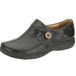 Clarks Un Loop Womens Black Leather, 6