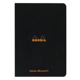 RHODIA 119166Cpack - Set van 10 Geniete Schriften Zwart - A4 - Dot Stippen - 96 Pagina's - Clairefontaine Wit Papier 80 g/m² - Soepele, Stevige en Waterafstotende Omslag van Gecoat Karton