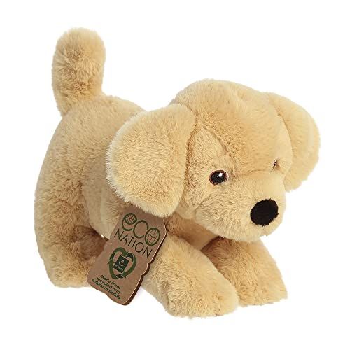 Aurora Eco Nation Labrador Hond - 8.5 inch - Zacht Speelgoed - Geel