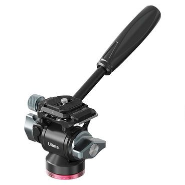 Ulanzi U-190 Fluid Head - 10kg Max. Load - 1/4" & 3/8" - Black
