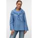VERO MODA top met krijtstreep - blauw