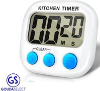 Gouda Select Kitchen Timer - Digitale Kookwekker met Groot Display en Magneet