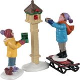 Lemax The Bird Feeders, Set Of 3
