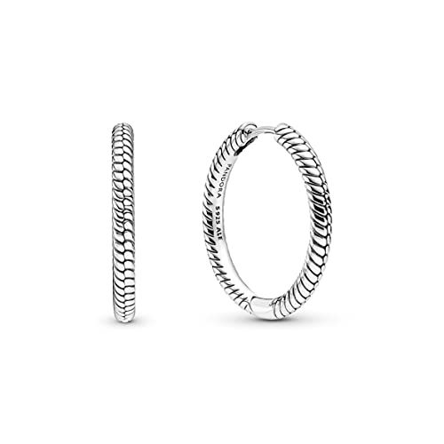 PANDORA Moments Charm-oorbellen in sterling zilver