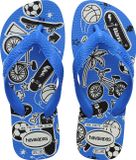 Havaianas HAV. KIDS ATHLETIC Wit/Blauw Jongens Slippers - Wit/Blauw