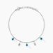 Darcie Bracelet Argent Blanc Turquoise