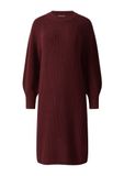s.Oliver Gebreide jurk bordeaux