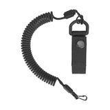 EdcX Paracord Tactical Lanyard met lussen, spiraalkabel, versnellingsbak, elastische sleutelhanger van paracord
