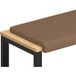 Maison Exclusive - Coussin De Banc Simili Cuir Cappuccino Profondeur 35 cm