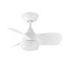 Orbegozo CP 142060 Plafondventilator, 60 cm, 35 W, gelijkstroommotor, 6 snelheden, 3 vleugels, stil, afstandsbediening, led, 24 W, 2400 lm, 3000-6000 K, omkeerbaar, zomer/winter, timer, 1-8 uur, 2