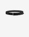 Isabel Marant Ceinture Liliana En Cuir - Femme - Noir Et Argenté - Taille 75