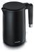 Arendo bouilloire CORE, acier inoxydable, 1,5 litre, bouilloire à thé à double paroi, 2200 W, Sans BPA, poignée tactile froide, base 360°, arrêt automatique, protection contre la surchauffe, noir mat