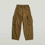 G-Star Pantalon de jogging Balloon Cargo Femme Coton Taille haute Wild Olive GD Taille 27/30