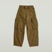 G-Star Pantalon de jogging Balloon Cargo Femme Coton Taille haute Wild Olive GD Taille 27/30