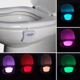 Megatopper WC led verlichting met sensor, toilet nachtlamp wit