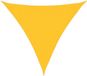 vidaXL Zonnezeil 160 g/m² 3,6x3,6x3,6 m HDPE geel