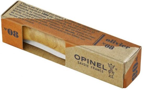 Opinel 002020 NÂ°08 olive wood/stainless steel O