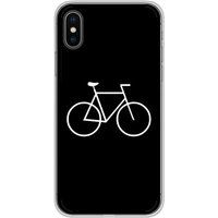 1001 coques Apple iPhone X/XS Bike hipster bedrukt siliconen hoesje