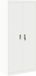 vidaXL Armoire Blanc Acier 80 x 40 x 180 cm