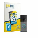 BROTECT - Screenprotector voor Ring Wired Video Doorbell - Folie Beschermfolie transparant 6 Stuks