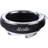 K&F Concept Adaptateur d'objectif Pentax K - Leica M