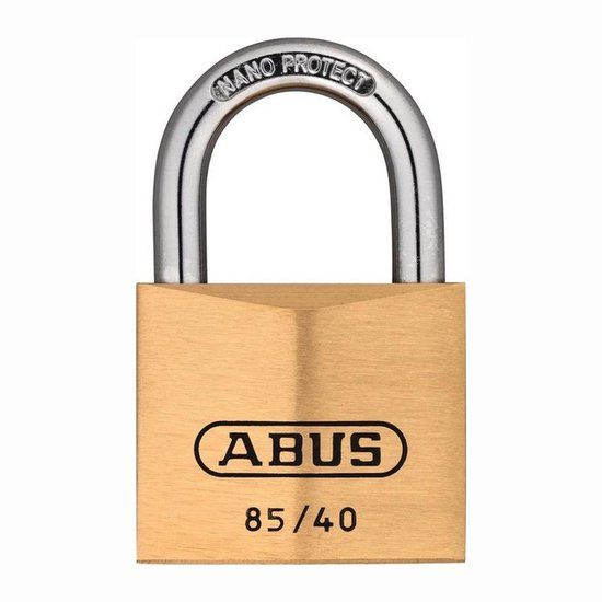 ABUS cilinder hangslot 85/40 gelijksluitend 62 mm - 80630