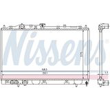 NISSENS Kühler, Motorkühlung 628591