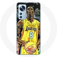Maniacase Hoesje voor Xiaomi Mi 12 / 12X Kobe Bryant Dunk lakers 8 NBA Black