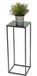 Ibenzoa® Zwarte Metalen Plantenstandaard - Vierkant Model
