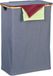 Merkloos / Sans marque Relaxdays wasbox met deksel - 105 l - bamboe - polyester - opvouwbaar - badkamer