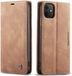 Caseme Luxe bookcase geschikt voor Apple iPhone 11 - bruin