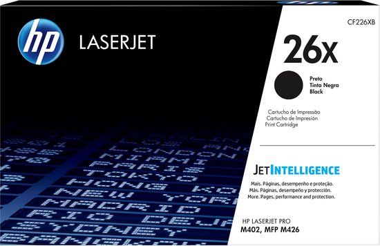 HP 26X High Yield Black Original LaserJet Toner Cartridge