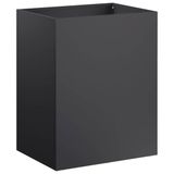 vidaXL Plantenbak Zwart 40 x 30 x 40 cm Koudgewalst Staal