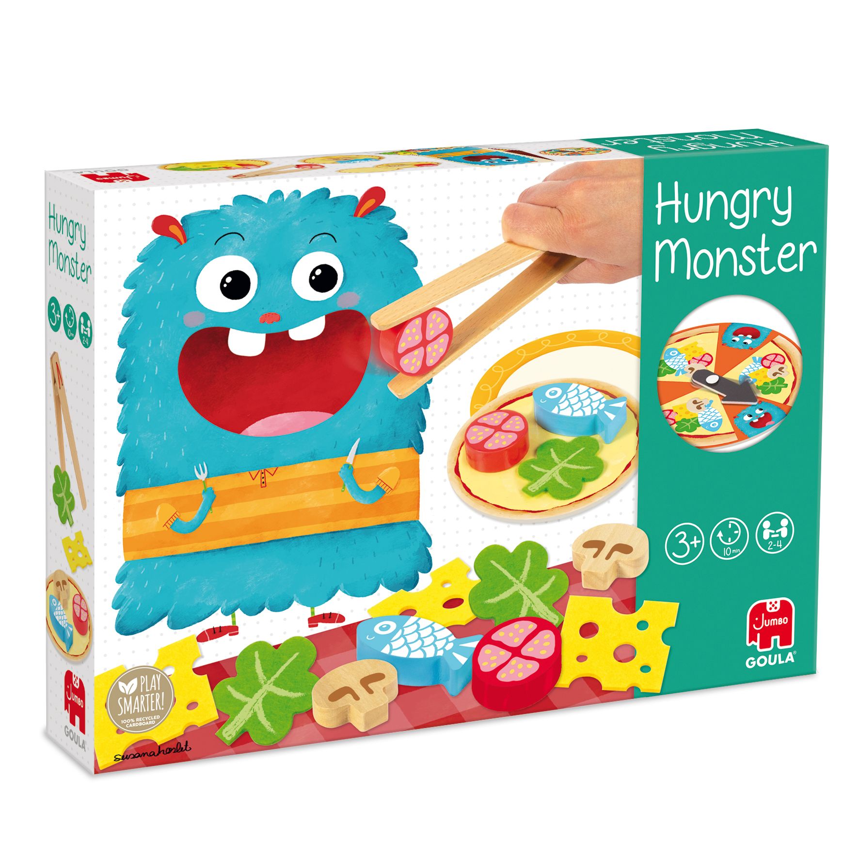 Goula - Hongerig Monster - Houten Kinderspel - 3+ Jaar