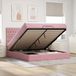 Prolenta Maison Exclusive - Lit ottoman avec matelas Rosa 200 x 200 cm en velours