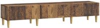vidaXL TV-kast 147 x 34,5 x 30 cm Oud hout Bewerkt hout