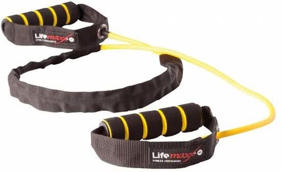 Lifemaxx Training tube - Weerstandsband level 1 - yellow