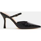 Steve Madden Brecki Mules Black Croco