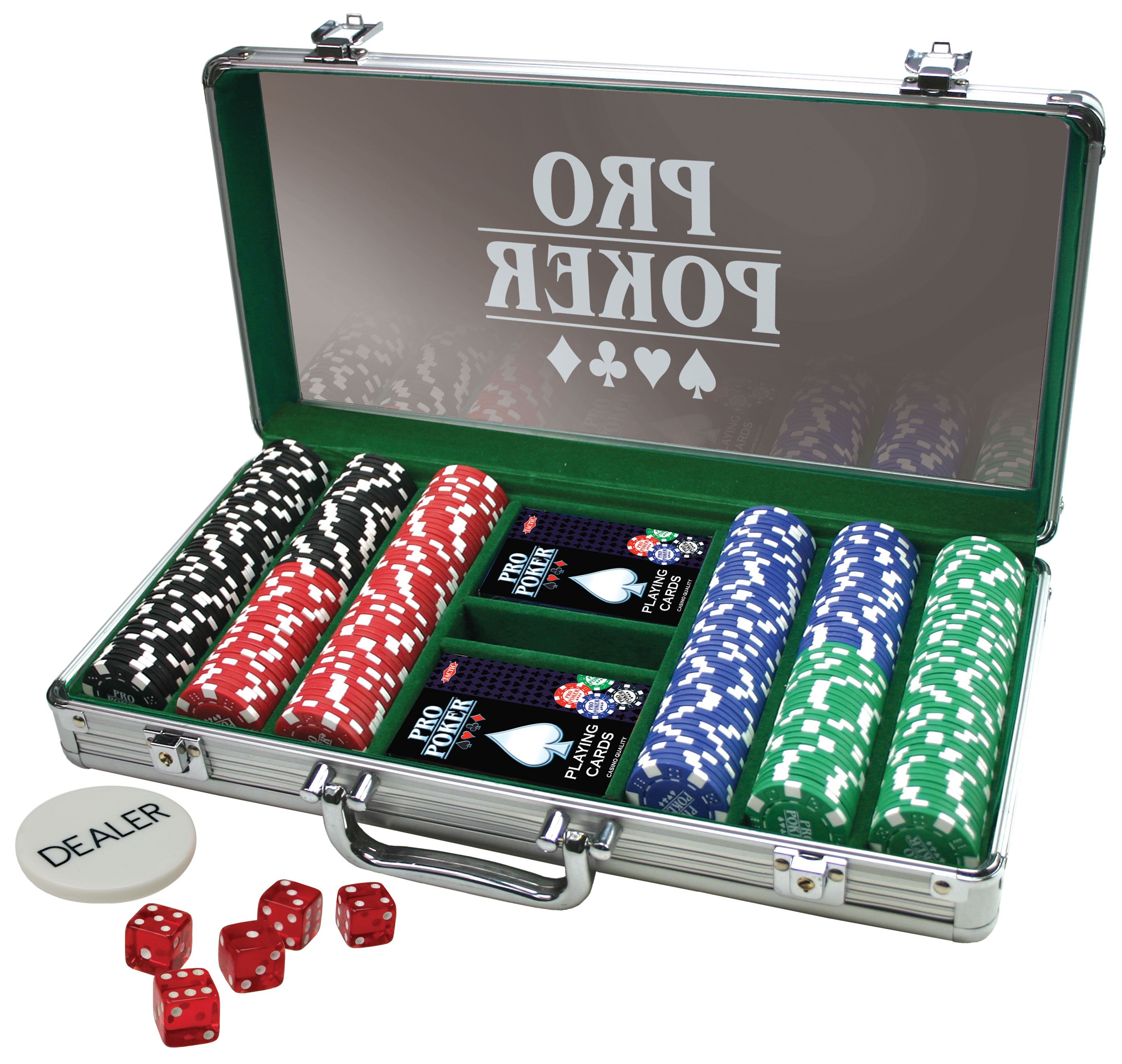 Tactic Pro Poker Set Case - 300 chips - 11.5 gram