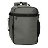 Movom Foster Rugzak voor laptops van 39,6 cm (15,6 inch), 27 x 40 x 17 cm, polyester, met details van kunstleer, ideaal als handbagage, brede ergonomische dragers, kaki, Eén maat, Dagrugzak