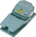 TRU COMPONENTS XF-402 Interrupteur au pied 250 V/AC 15 A 1 pédale 1x NO 1 pièce(s) Vert Aluminium