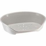 Ferplast Hondenbed Grijs Plastic Ovaal 56 x 33 x 1 cm