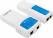 Lanberg NT-0402 Testeur de câble RJ45/RJ11 Blanc