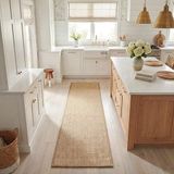 Safavieh Natural Fiber Collection NF801A Rond tapijt van hoogwaardig jute, handgemaakt, voor entree, woonkamer, slaapkamer, keuken, 3 x 3 m