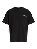 JACK & JONES Shirt 'JCOEterna' aqua / zwart / wit