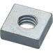Acier zingué écrou carré M5 12x12x2.8 - 1000 pièces